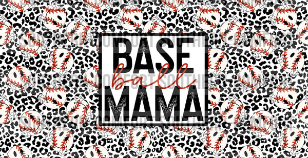 Baseball mama 16oz Libby design PNG