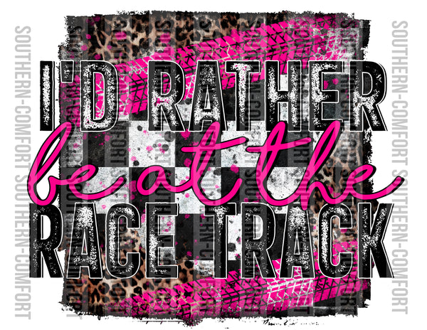 I’d rather be at the race track PNG