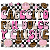 Cafecito pan dulce y chisme PNG