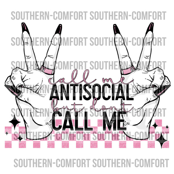 Call me antisocial but don't call me PNG