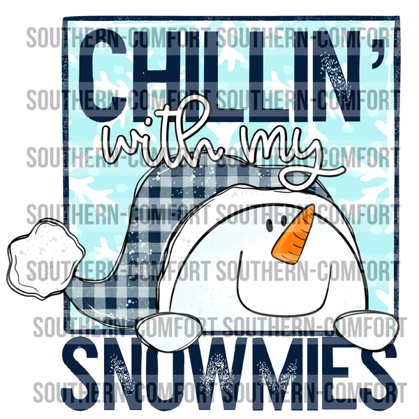 Chillin with my snowmies PNG