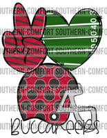Peace love buccaneers  PNG