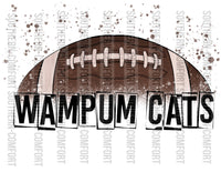 Wampum cats football PNG