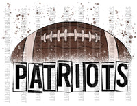 Patriots football PNG