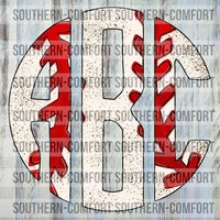 Baseball Monogram