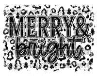 Merry and bright  PNG