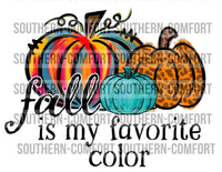 Fall is my favorite color PNG