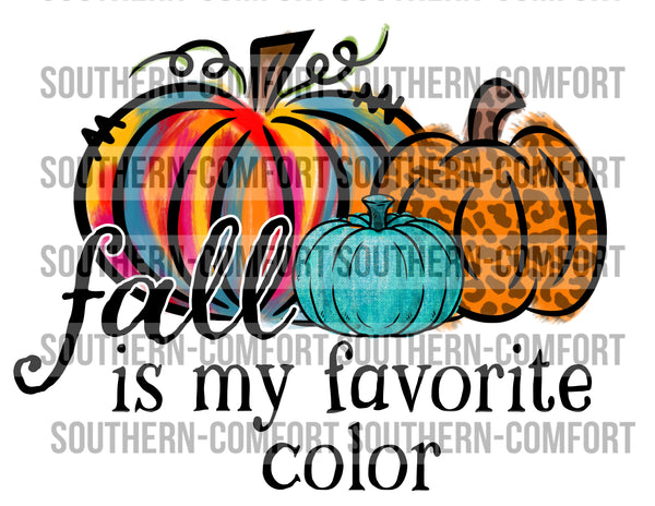 Fall is my favorite color PNG