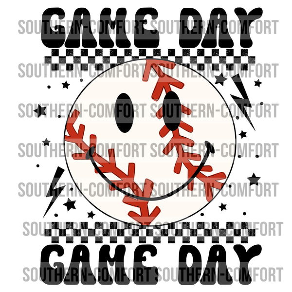 Game day Baseball PNG