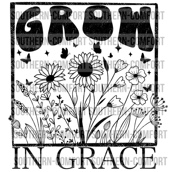 Grow In Grace PNG