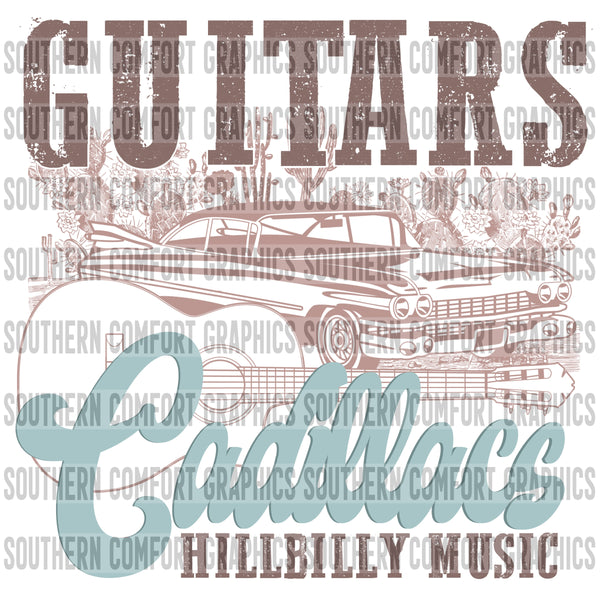 Guitars cadillacs hillbilly music PNG