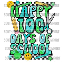 Happy 100 days of school PNG