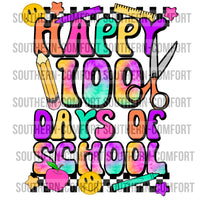 Happy 100 days of school PNG