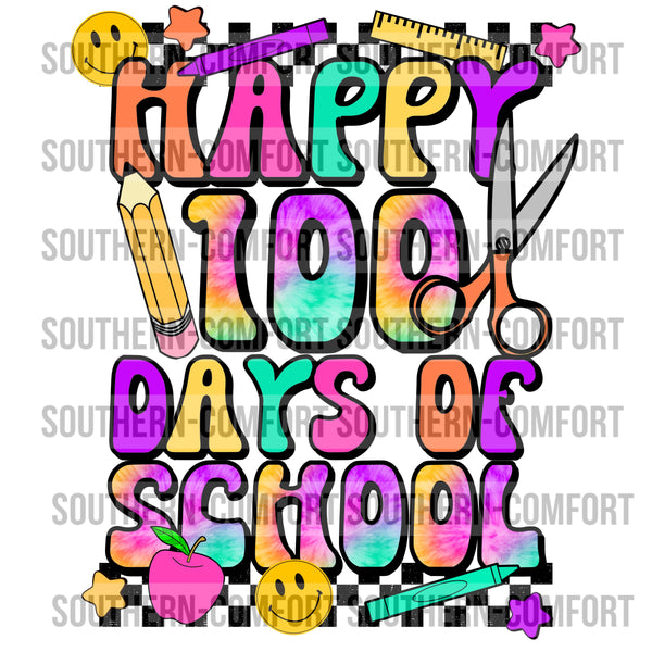 Happy 100 days of school PNG