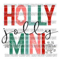 Holly jolly mini PNG