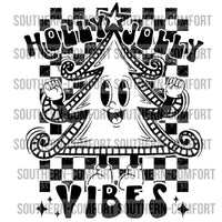 Holly Jolly Vibes PNG