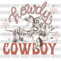 Howdy Cowboy PNG