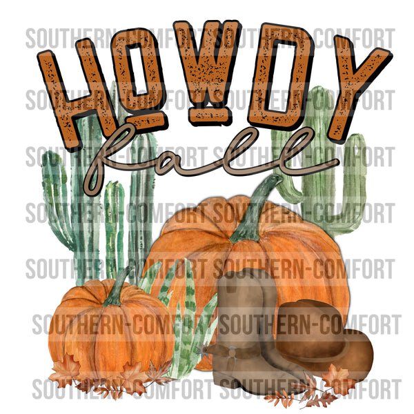 Howdy fall PNG