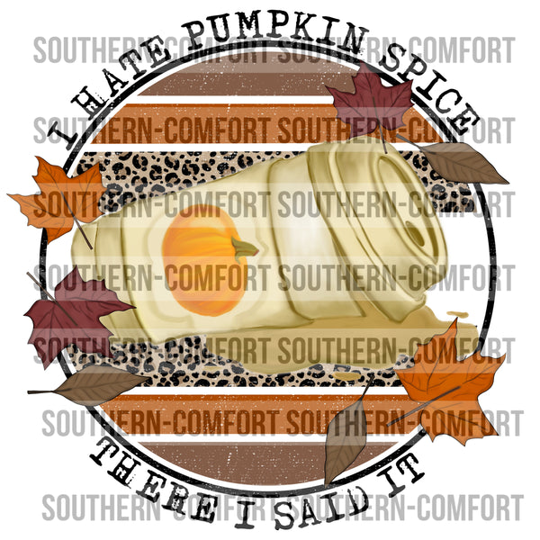 I hate pumpkin spice there i said it PNG