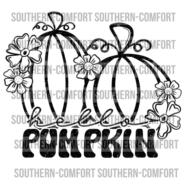 Hello pumpkin PNG