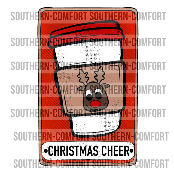 Christmas cheer tarot card PNG