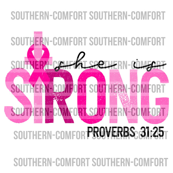 She is strong breast cancer PNG