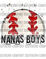Nanas boys  Baseball PNG