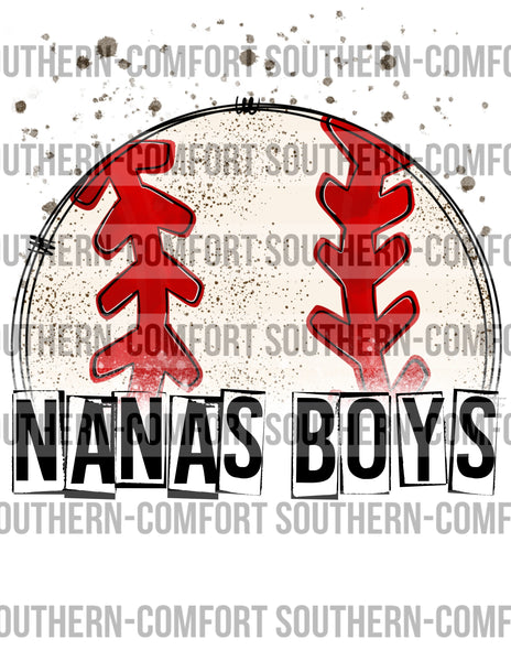 Nanas boys  Baseball PNG