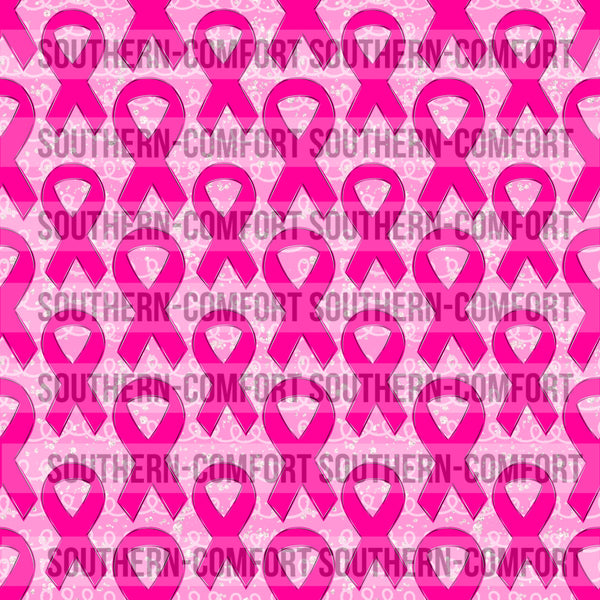 Breast Cancer Awareness Ribbon Digital paper