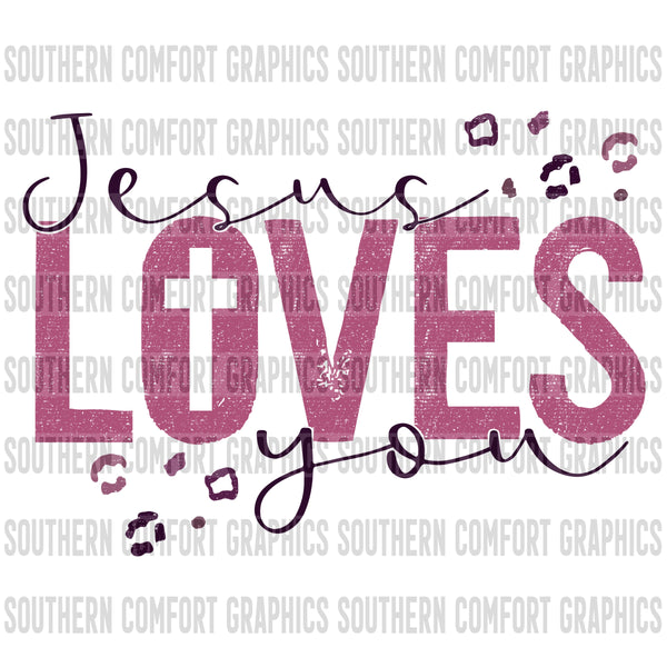 Jesus loves you PNG
