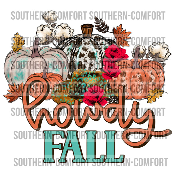 Howdy Fall PNG