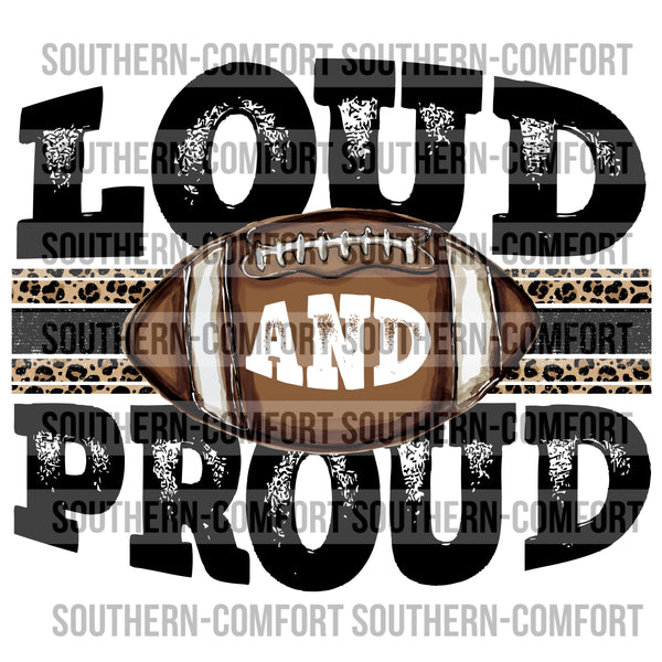 Loud and Proud football PNG
