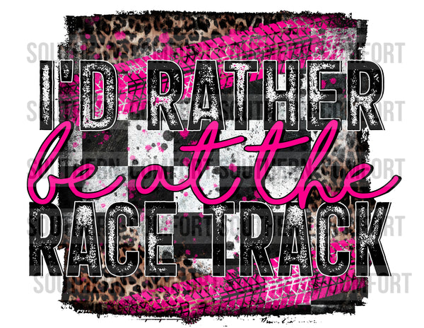 I'd rather be at the race track PNG