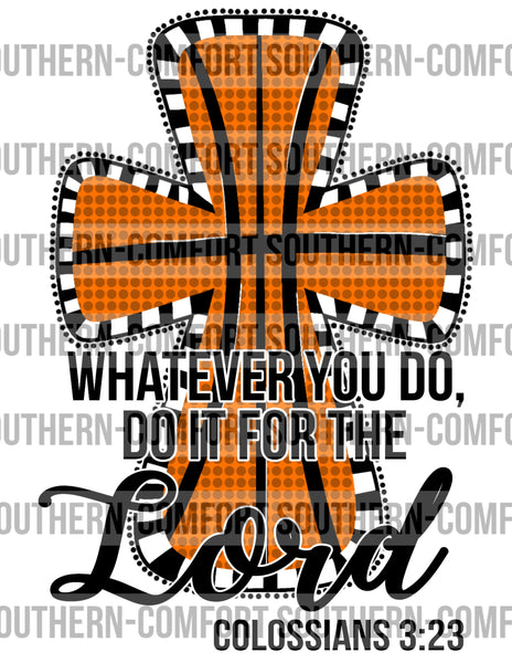 Whatever you do, do it for the Lord (basketball) PNG