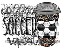 Coffee Soccer Repeat PNG