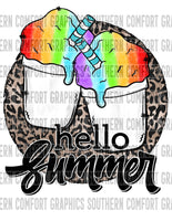 Hello summer PNG
