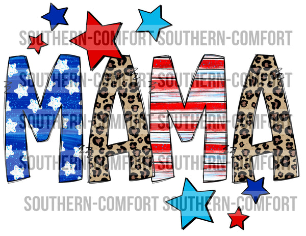 Patriotic Mama  PNG