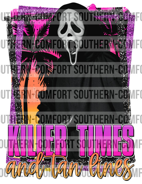 Killer times and tan lines PNG