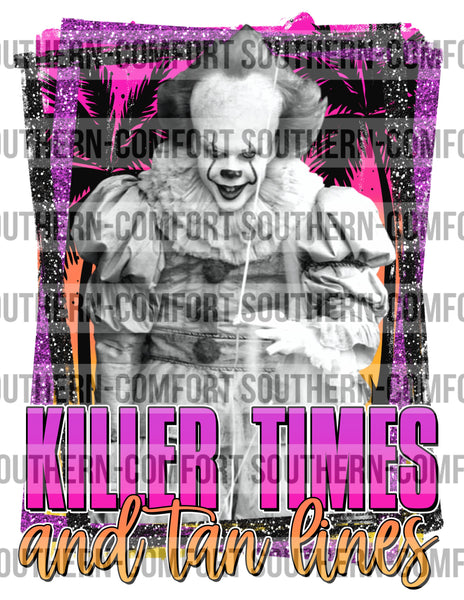 Killer times and tan lines PNG