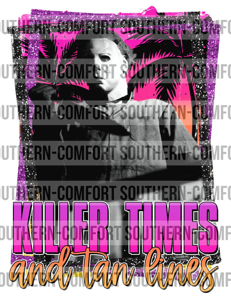 Killer times and tan lines PNG
