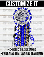 Custom homecoming mum PNG