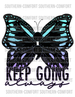 Keep going always PNG