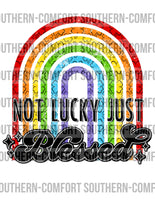 Not lucky just blessed PNG