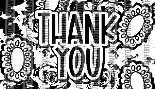 Thank you Sticker design