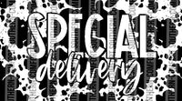 Special delivery Sticker design