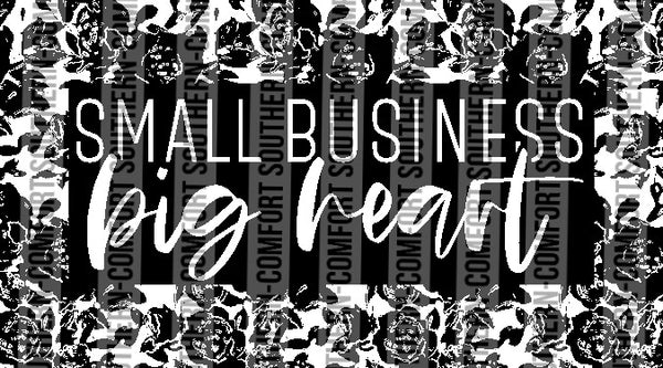 Small business big heart Sticker design