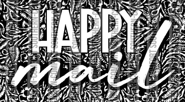 Happy mail Sticker design