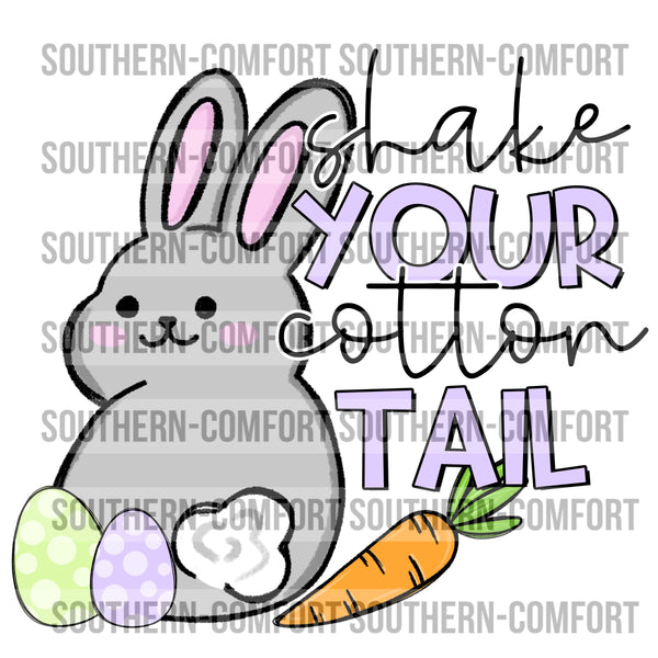 Shake your cotton tail PNG