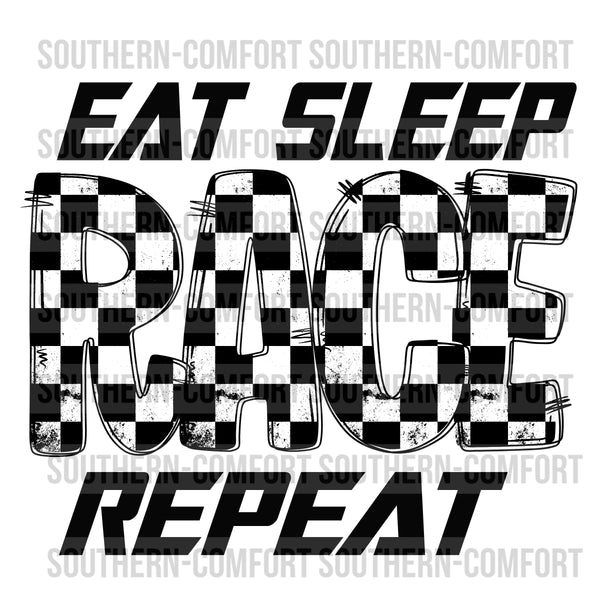 Eat sleep repeat PNG