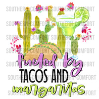 Fueled by tacos and margaritas PNG